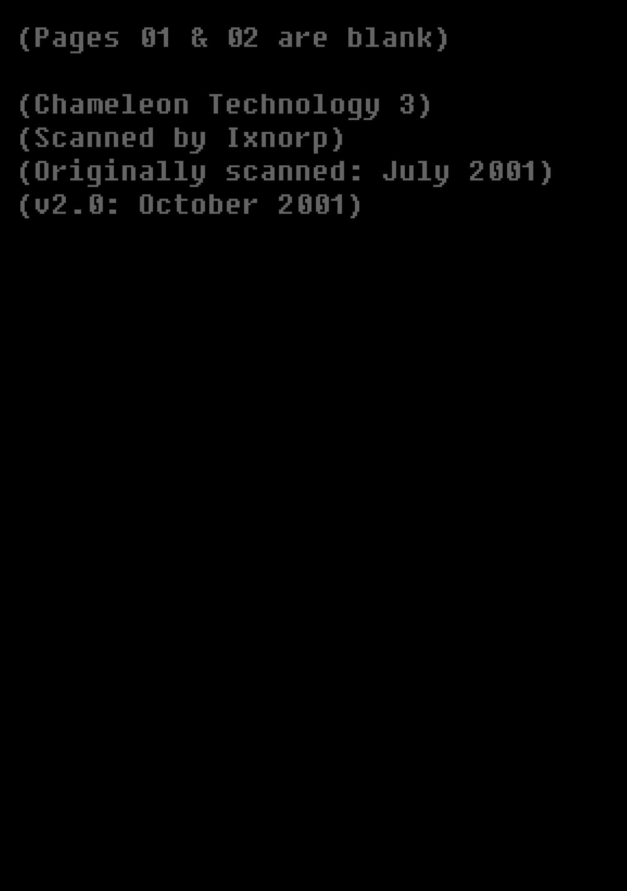 CAMELEON TECHNOLOGY 3 page 3 full