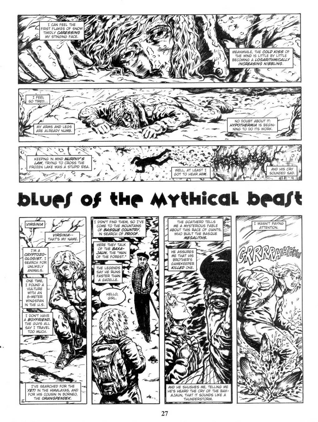 Blues of the Mythical Beast page 1 full