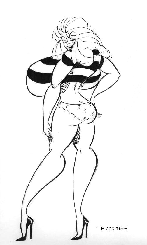 Elbee 2 - More big breasts and female muscle page 7 full