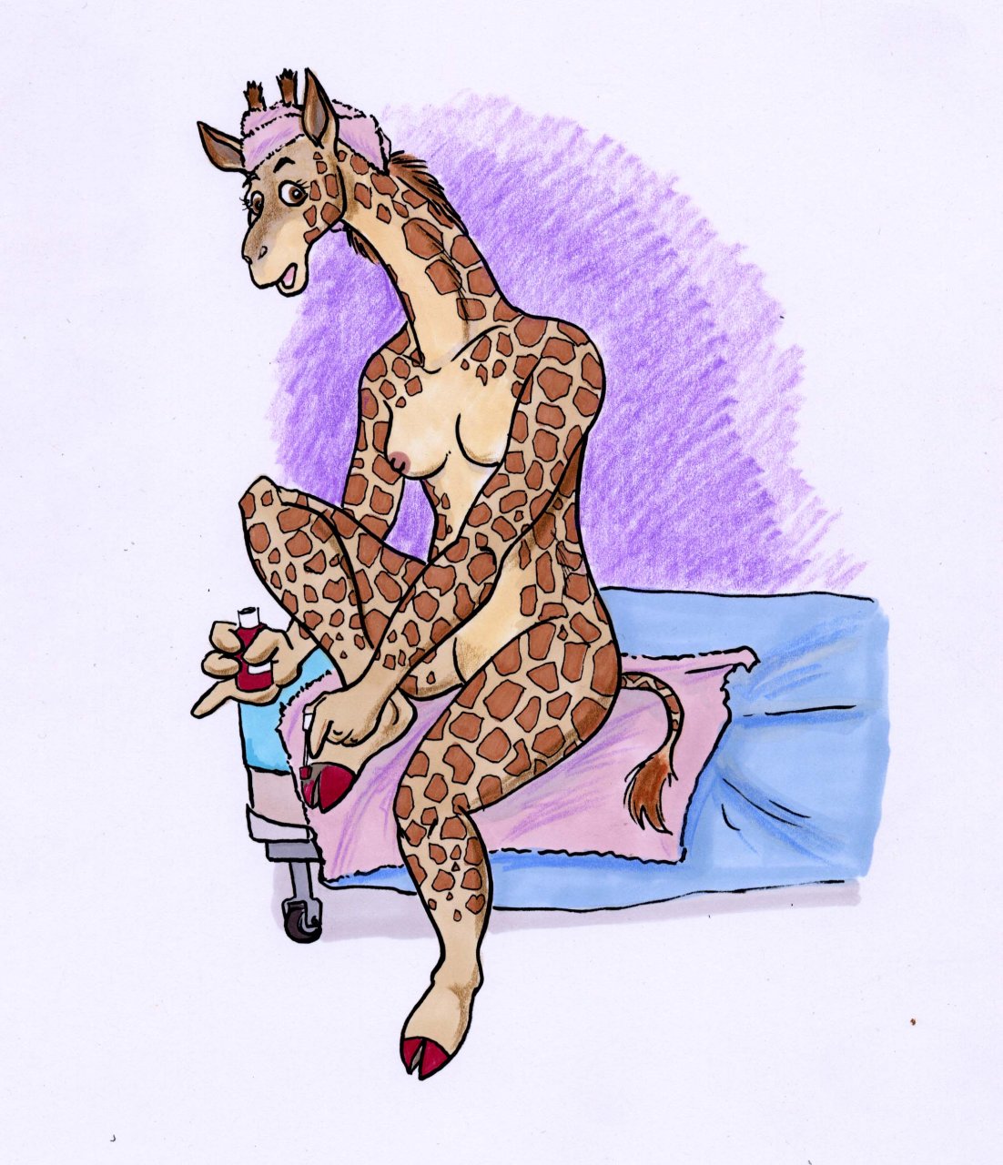 Giraffe Love page 8 full