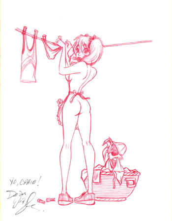 Mandy (sketches) - by Dean Yeagle cover