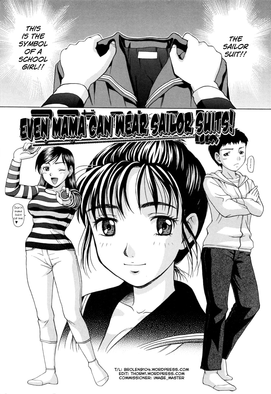 Mamadatte! Sailor Fuku | Even Mama can wear Sailor Suits! page 5 full