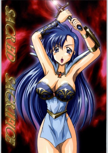 [SHAGWELL, T2000 (Shinobu Shou, Isshiki Nishiki)] Sacred Sacrifice (Mugen Senshi Valis) cover