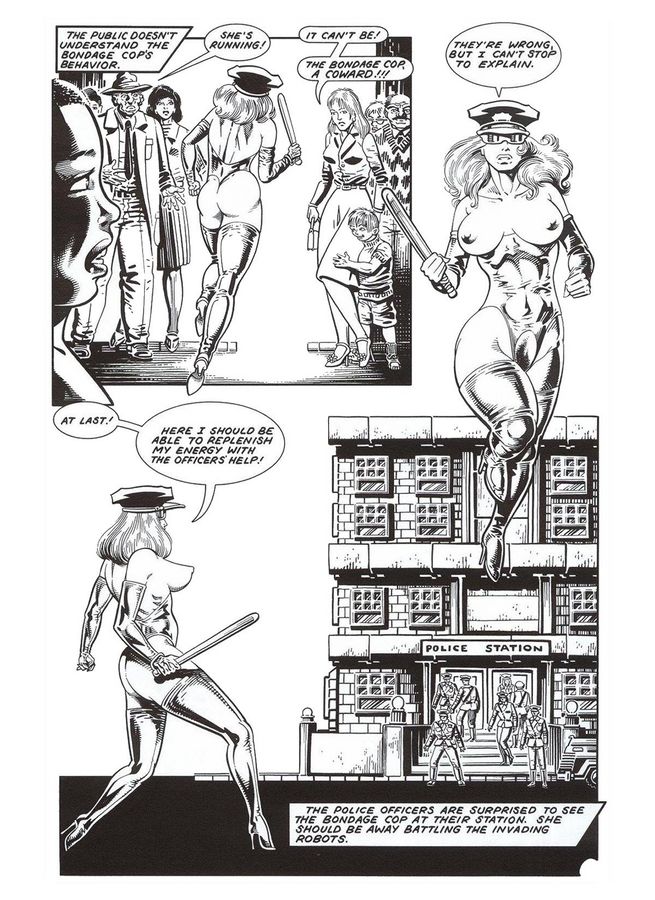 Bondage Cop - Attack of The Zenax Robots page 11 full