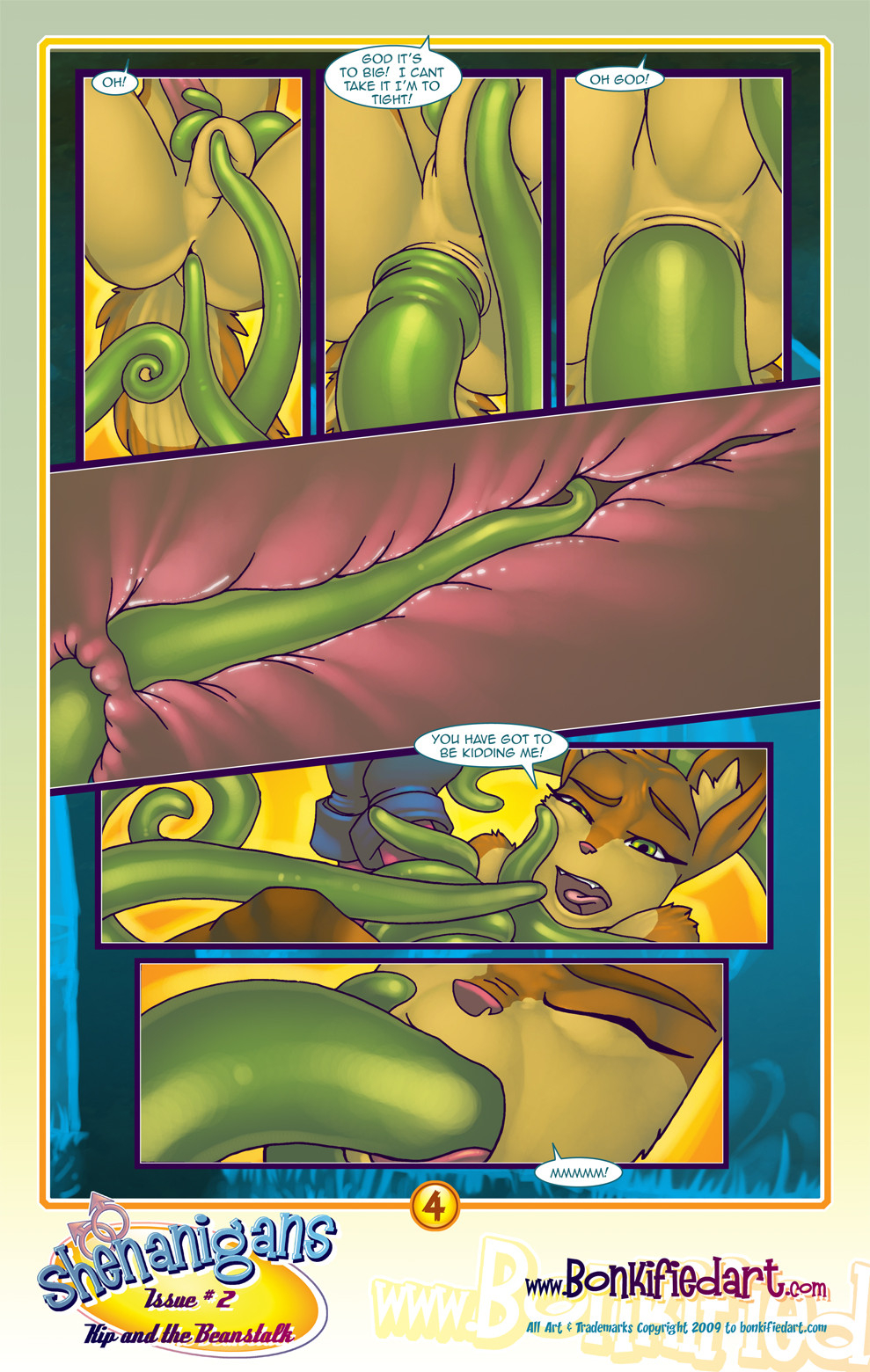 Shenanigans - Issue #2: Kip and the Beanstalk page 5 full