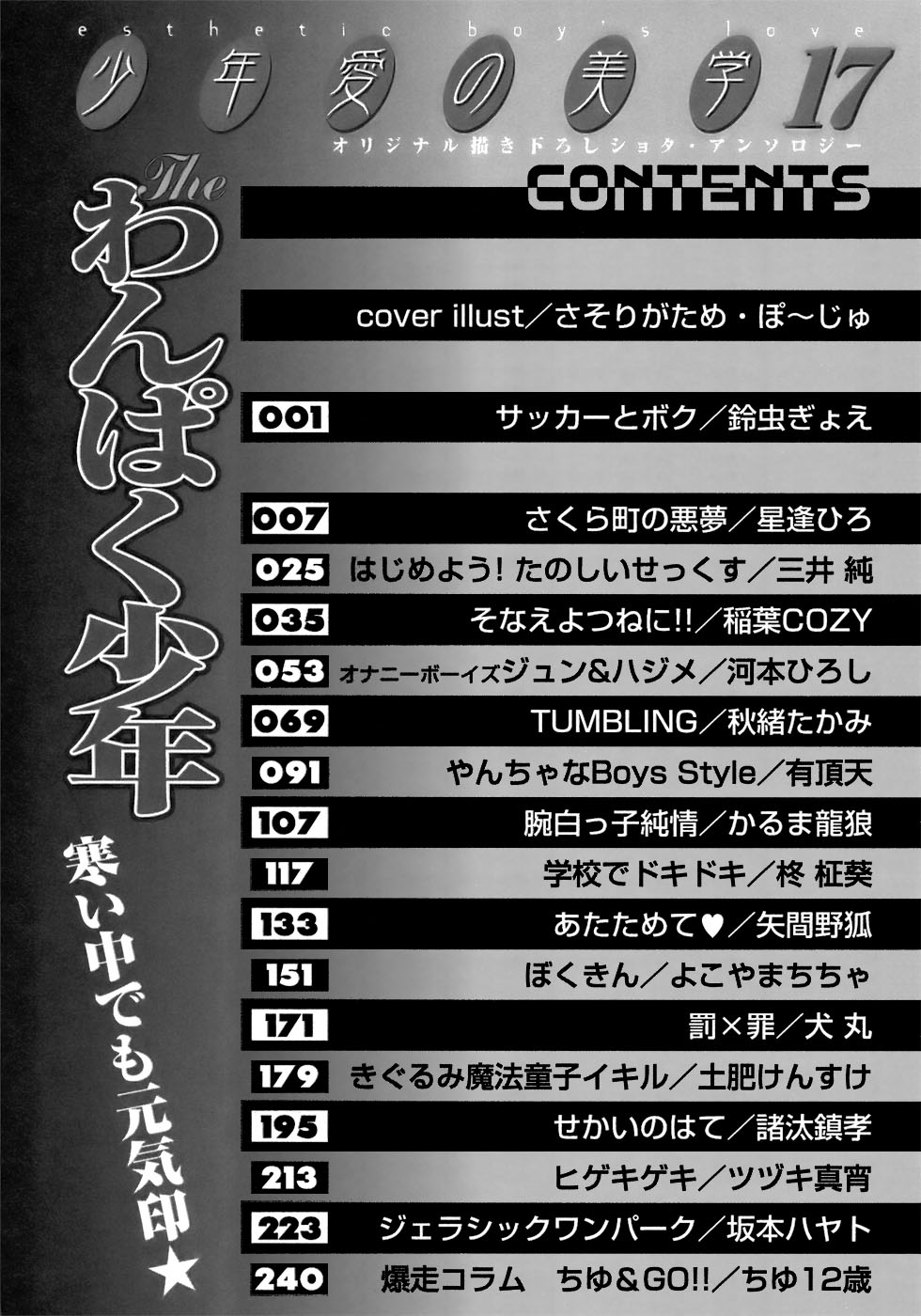Shounen Ai No Bigaku 17 The Wanpaku Shounen page 11 full