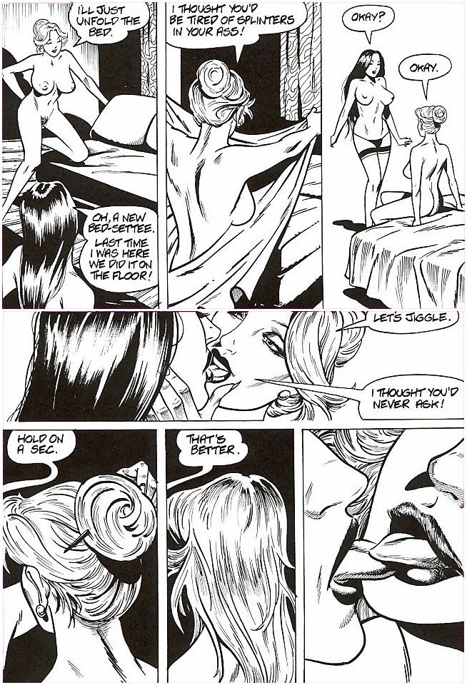 2 Hot Girls on A Hot Summer Night page 11 full