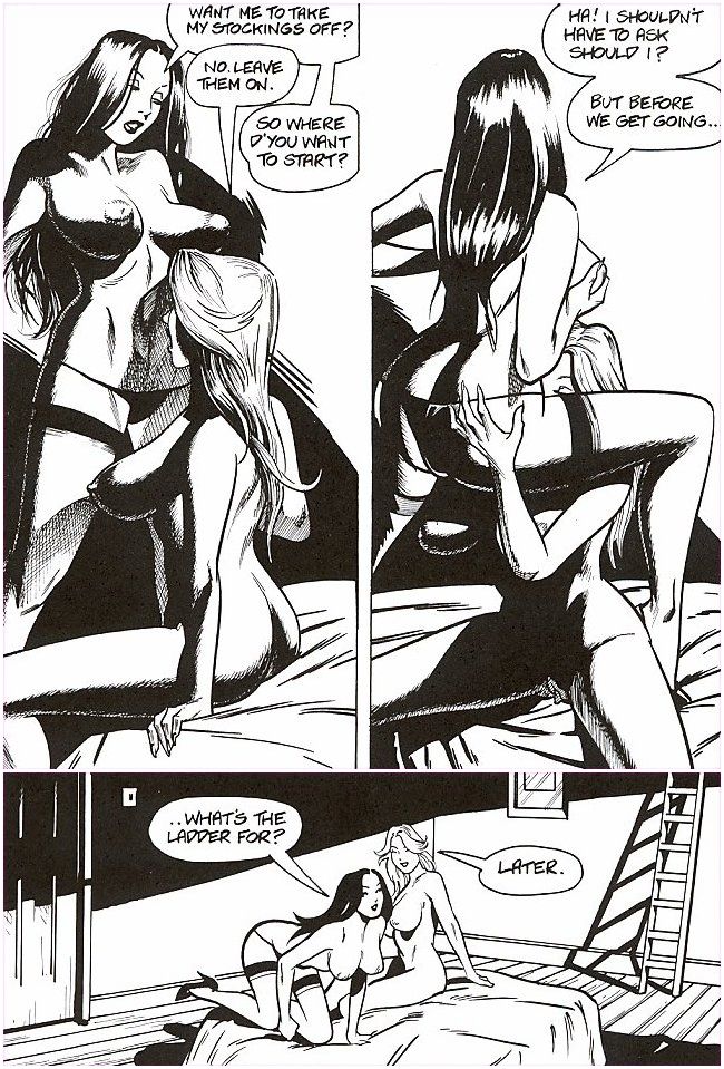 2 Hot Girls on A Hot Summer Night page 12 full