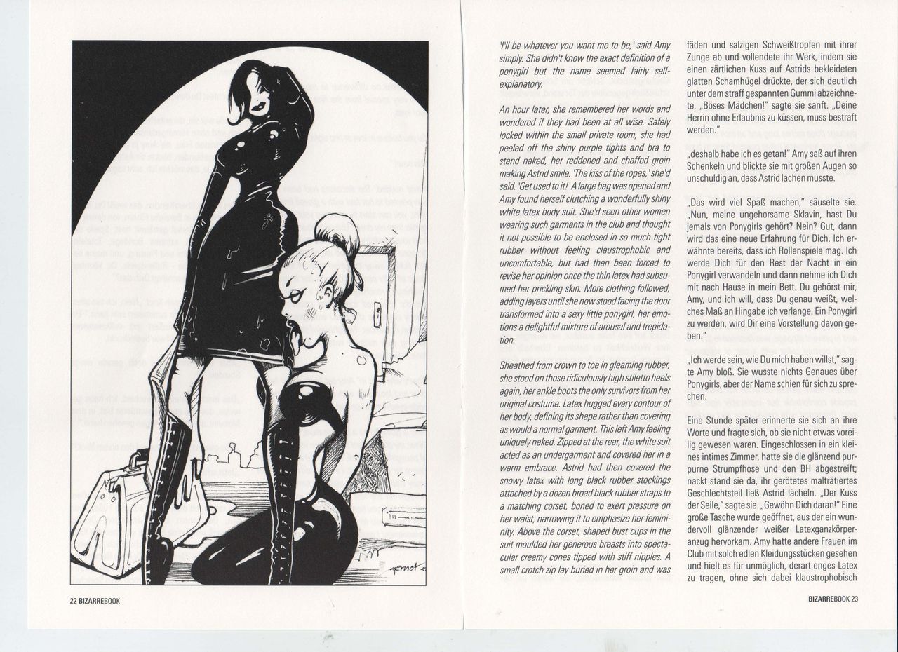 Bizarre Book #14: Rubber Ponygirls - Rubber Harness: Part 2 page 11 full