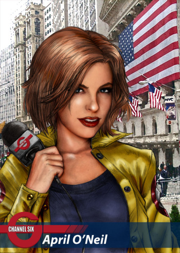 Action Angels - April O'Neil (Teenage Mutant Ninja Turtles) cover