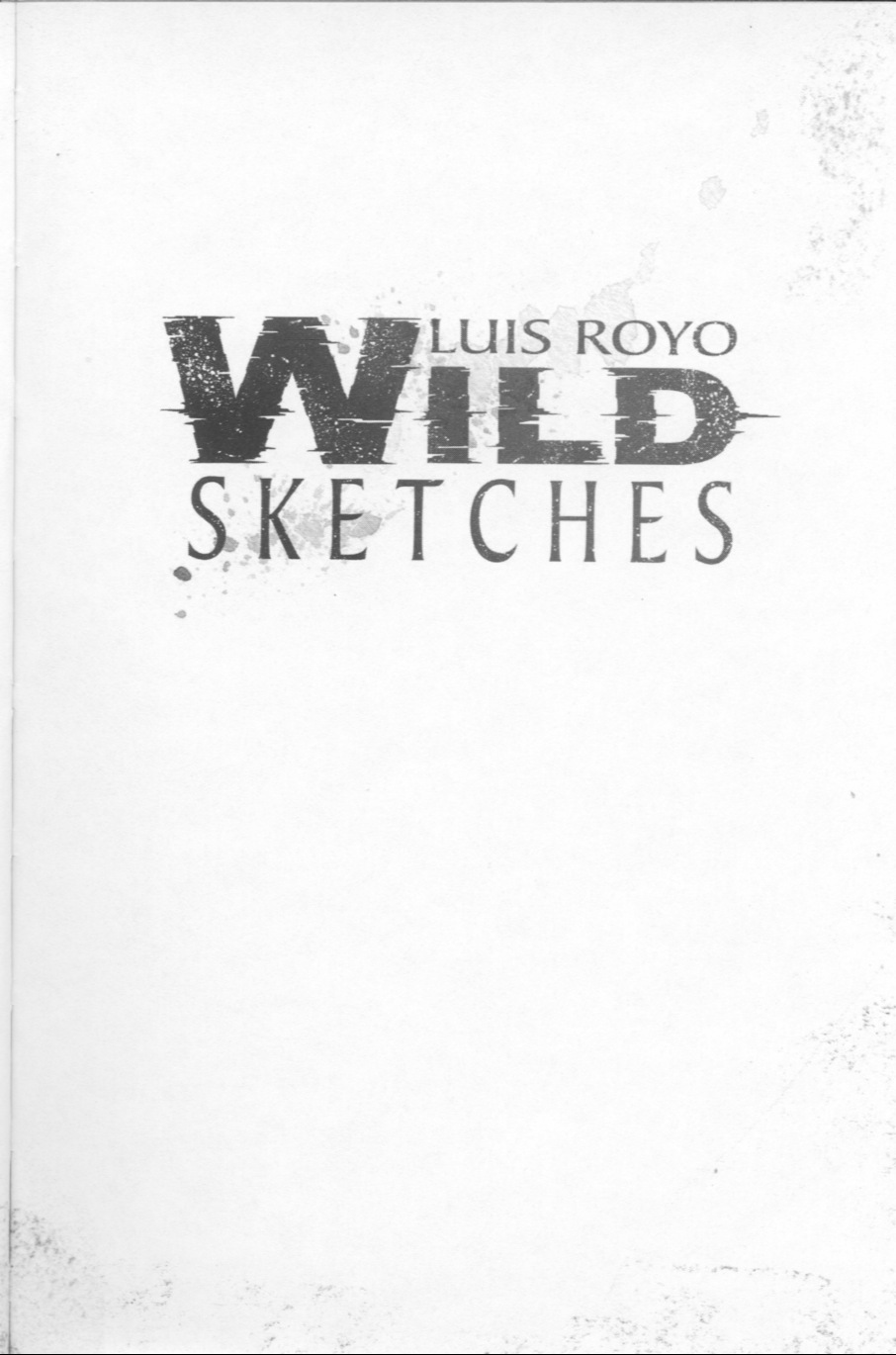 LUIS ROYO - Wild Sketches I Artbook page 5 full