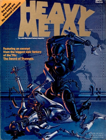 Heavy Metal 1977-04-Vol-01-#01 April cover