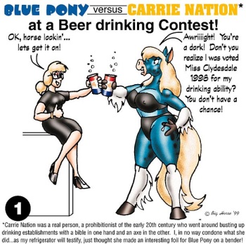 [Big Horse] Blue Pony Versus Carrie Nation cover
