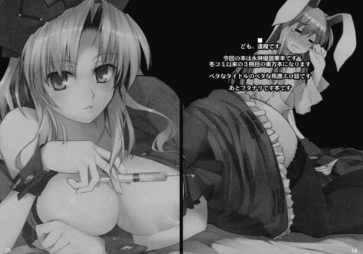 Eirin no Kusuri de Udonge ga Hidoi Meniau Hon | Terrible things happen to Udonge due to Eirin's drugs Book page 4 full