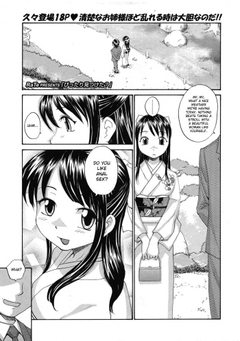 [RaTe] Pittari Mitsuketa? | Have You Found The Right One? (COMIC Tenma 2009-07 Vol. 134) [English] [desudesu] cover