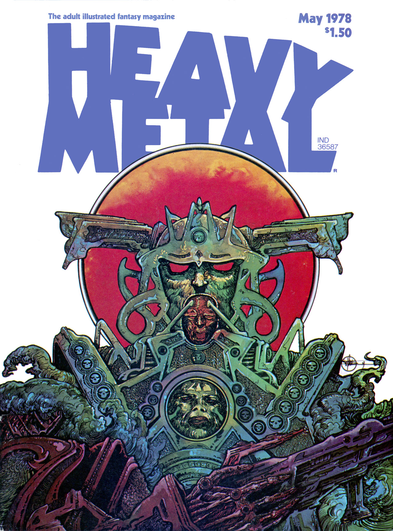 Heavy Metal 1978-05-Vol-02-#01 May page 1 full