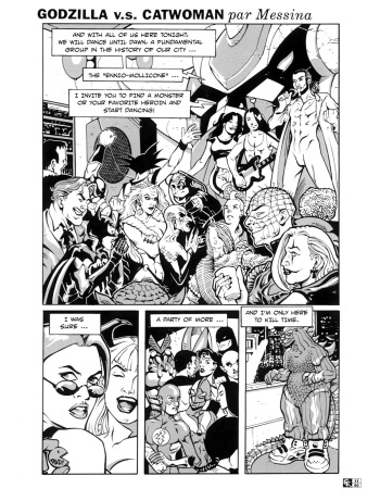 [Messina] Godzilla V.S. Catwoman [English] cover