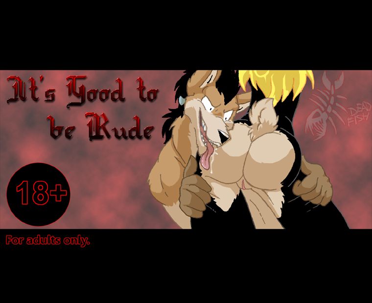 It's Good to be Rude page 1 full