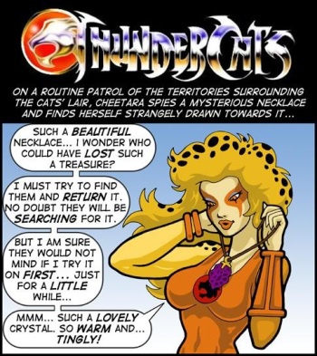 [Calibos] The Necklace of Cheetara (Thundercats) cover