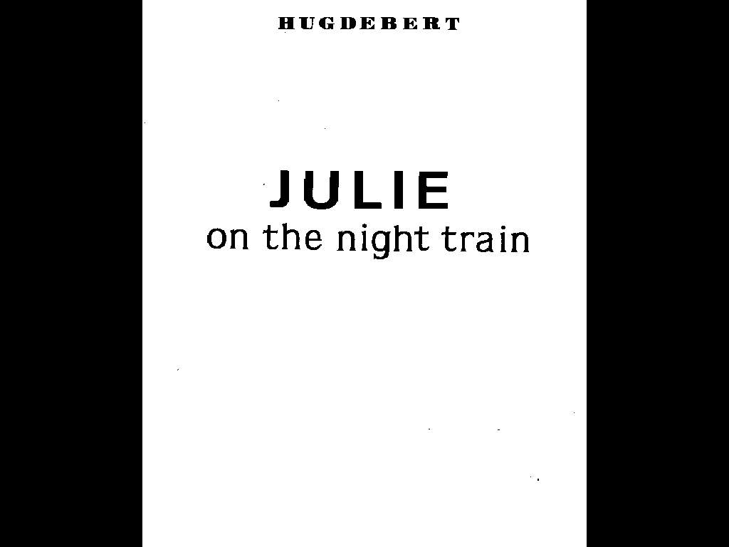 Julie on the Night Train page 1 full