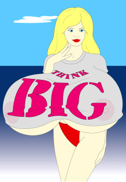 Paul Forrest Big end Huge Boob Artwork