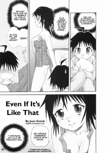 [Juan Gotoh] Even If It's Like That [Spanish] [Javiert239] cover