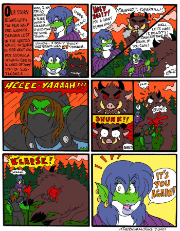 [The Big Mansini] Demona & Ludoc cover
