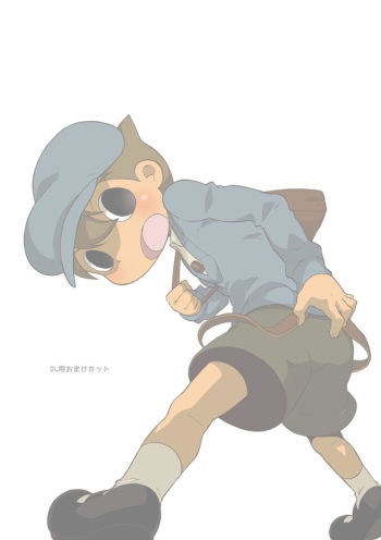 (C74) [M Kichibeya (Uchida Junta)] Luke to Meisou suru Otona (Professor Layton) [English] cover