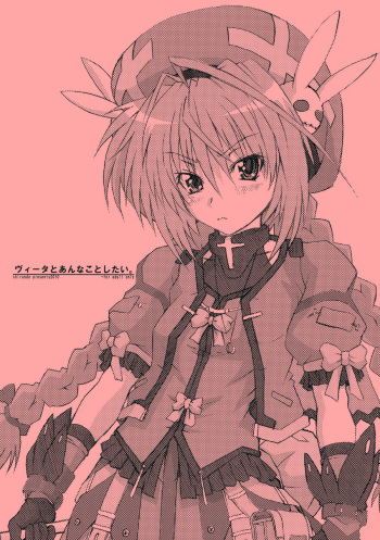 (COMIC1☆4) [Shirando (Shiran Takashi)] Vita to Anna Koto Shitai (Mahou Shoujo Lyrical Nanoha) cover