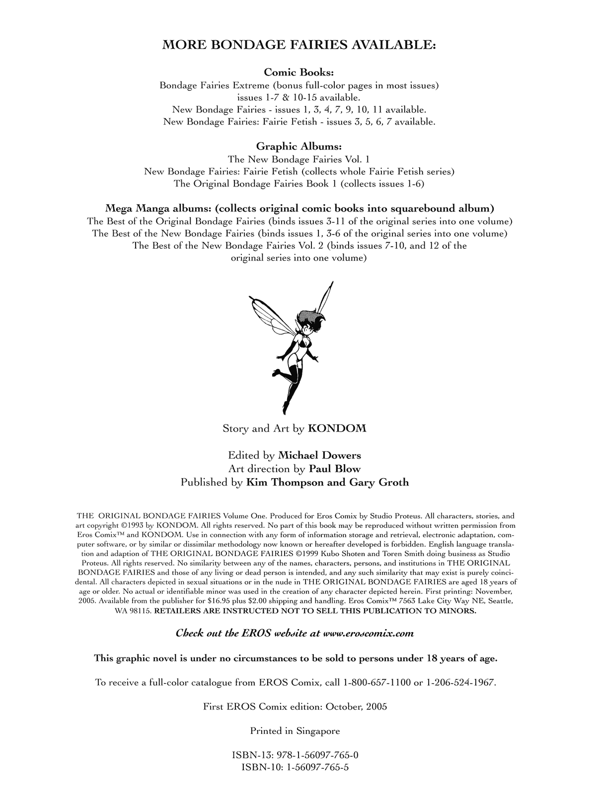 The Original Bondage Fairies. Book Two. page 3 full