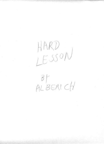 [Alberich] Hard Lesson cover