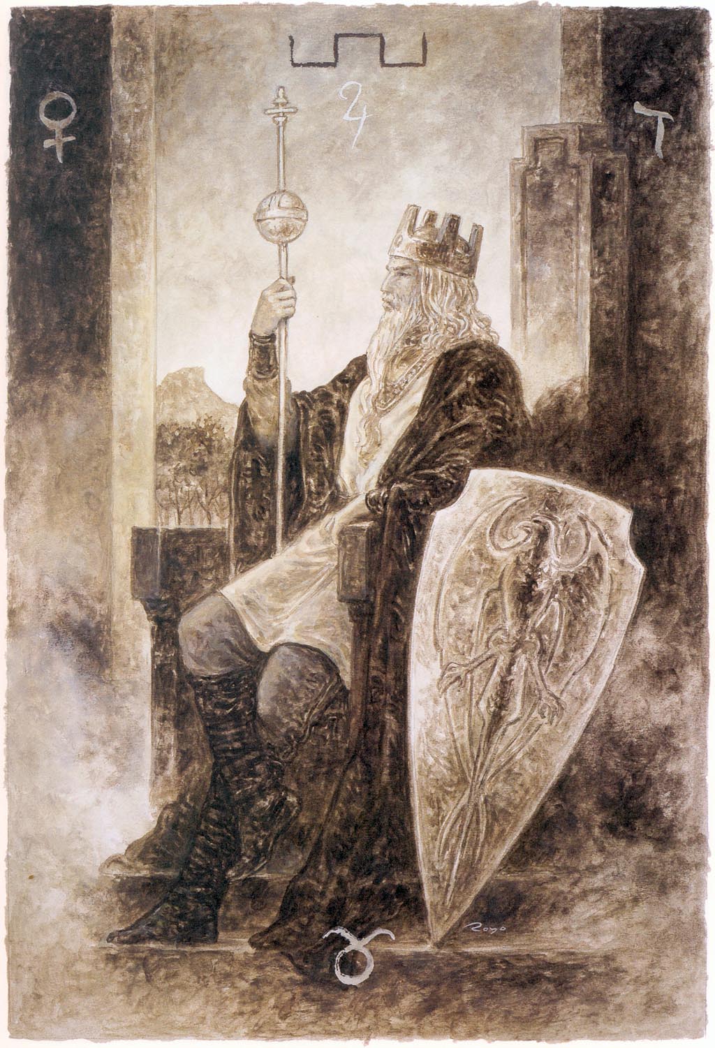 LUIS ROYO - The Labyrinth Tarot Artbook page 11 full