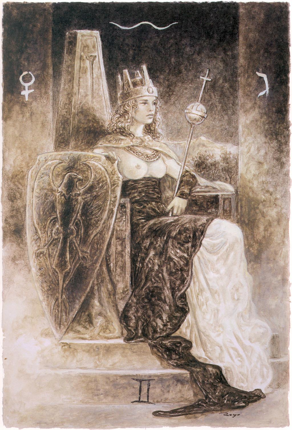 LUIS ROYO - The Labyrinth Tarot Artbook page 12 full