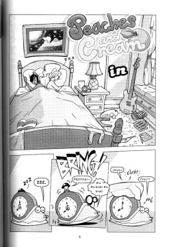 Peaches and Cream: Breakfast in Bed