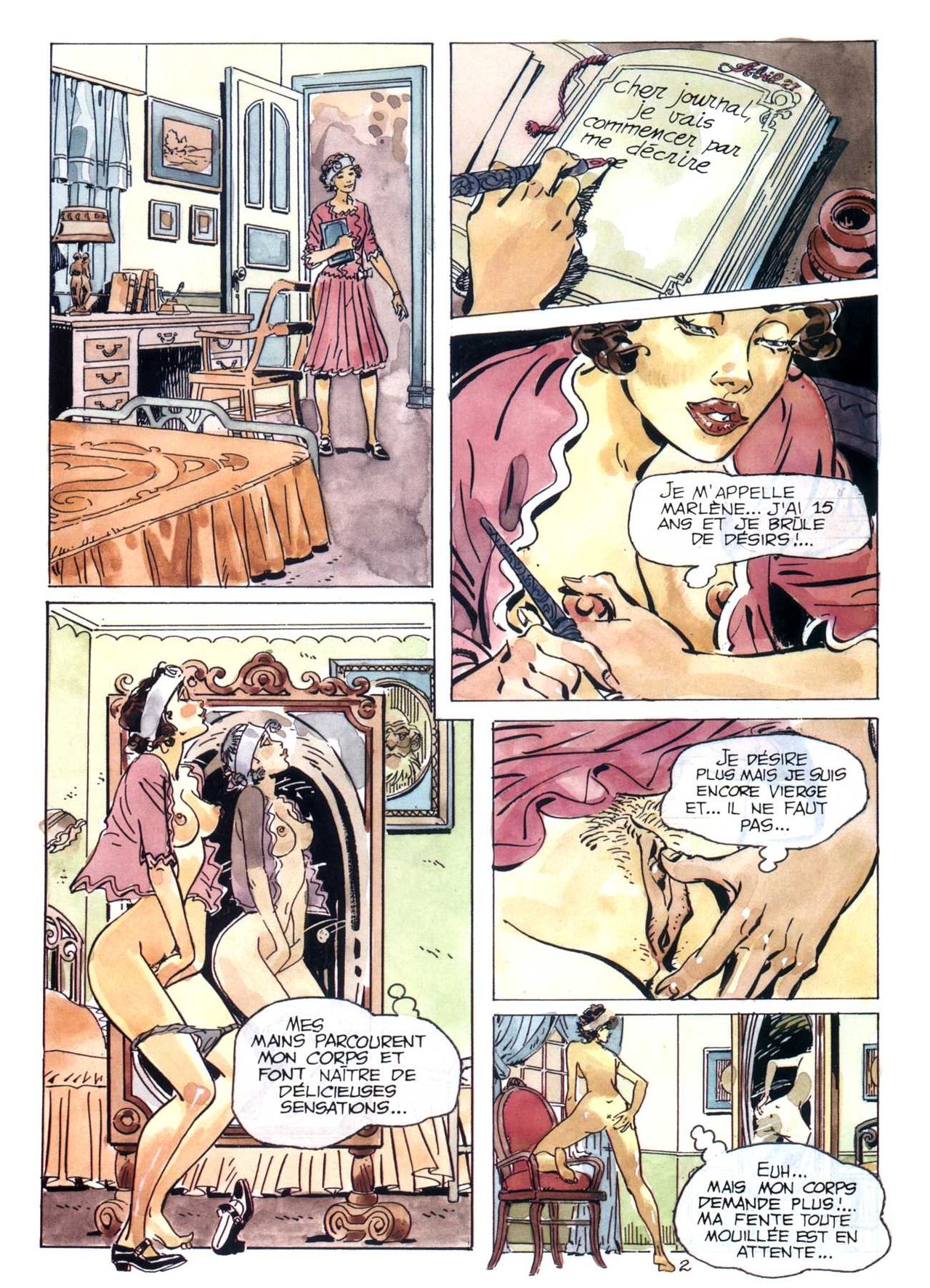 Malena #1 page 3 full