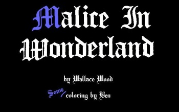 [Wallace Wood] Malice in Wonderland (Alice in Wonderland) cover