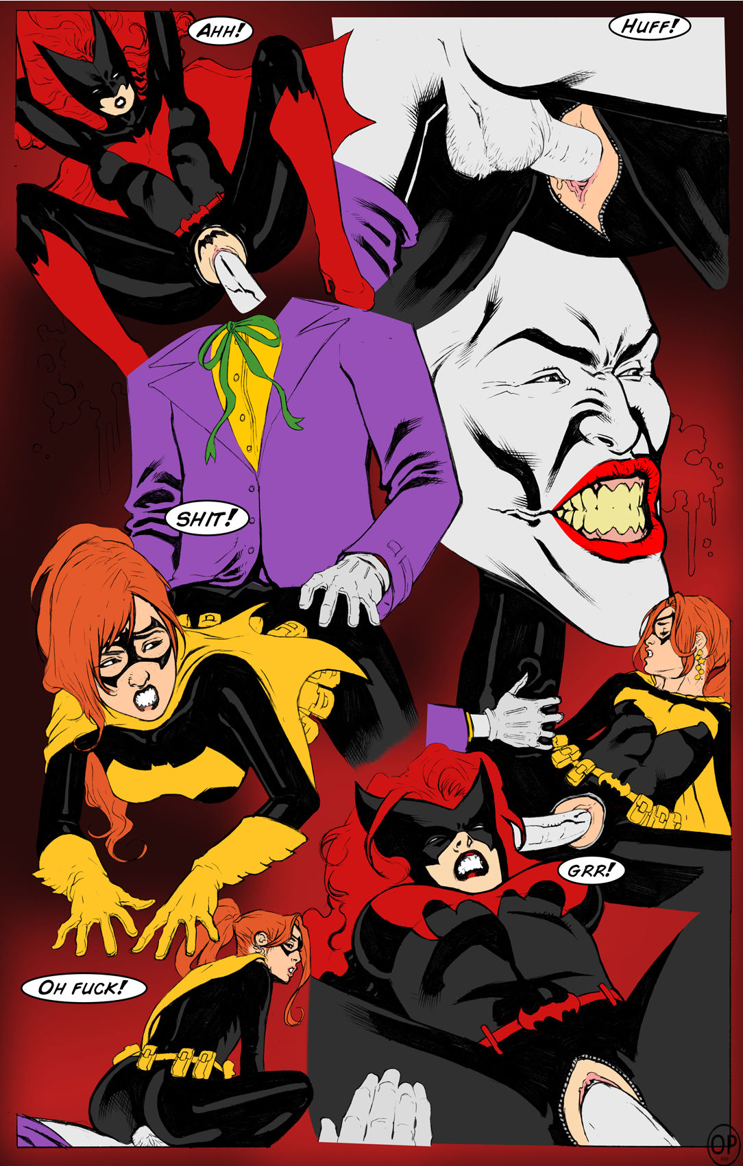 Joker vs Batwoman page 6 full