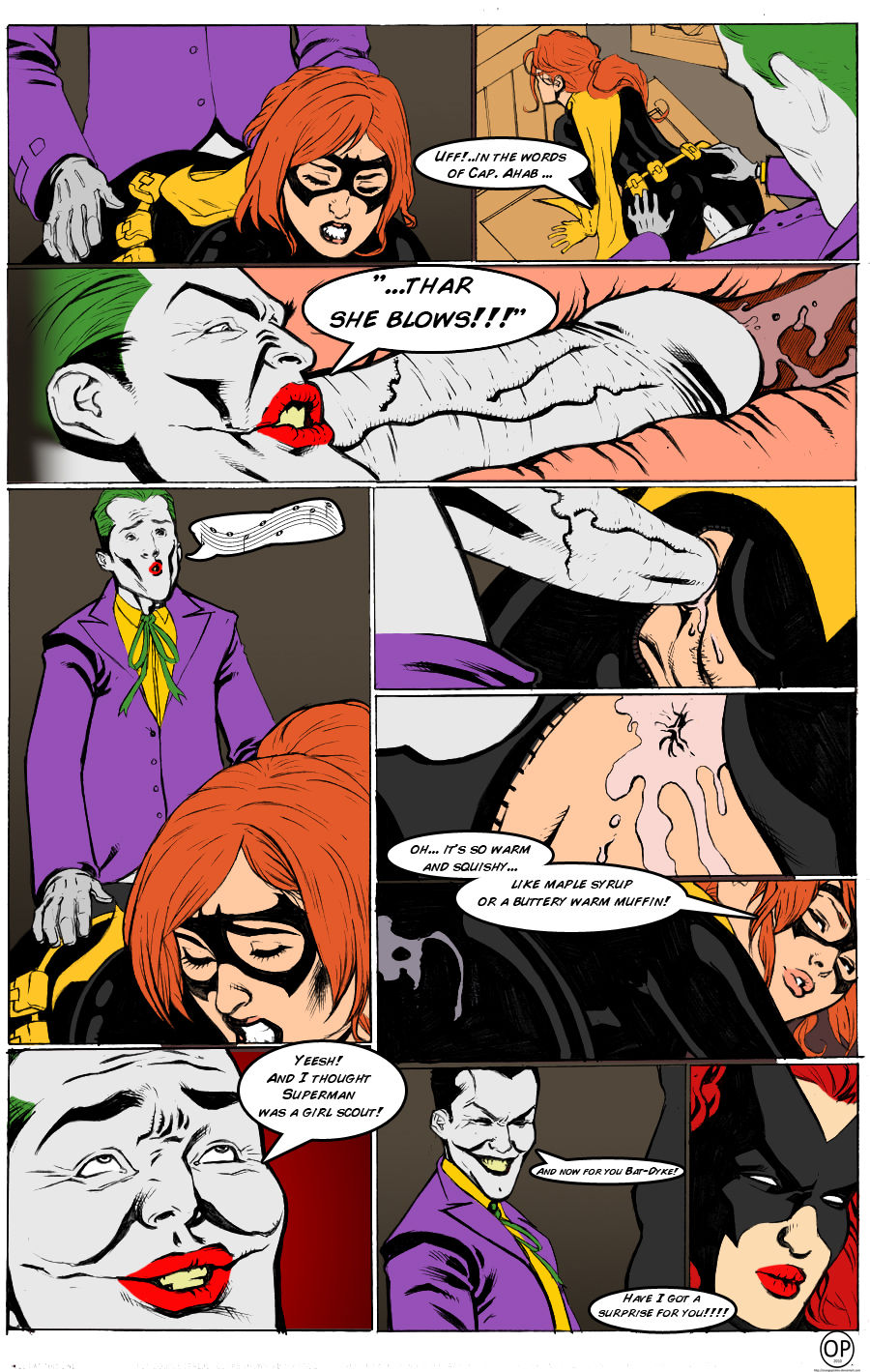 Joker vs Batwoman page 7 full