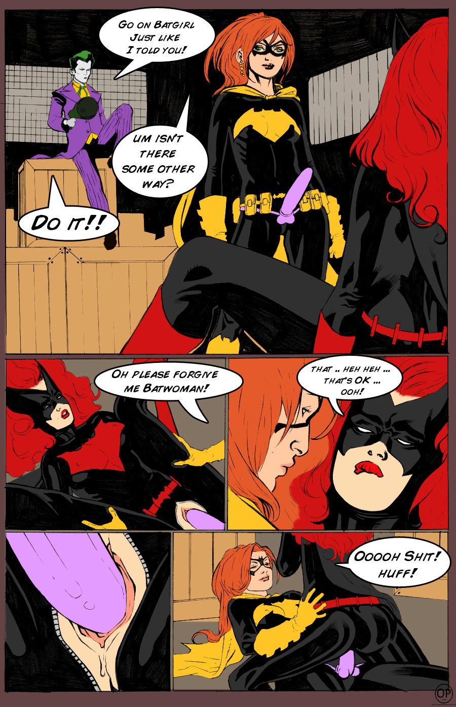 Joker vs Batwoman page 8 full