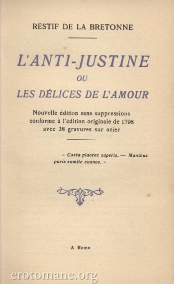L'Anti-Justine cover