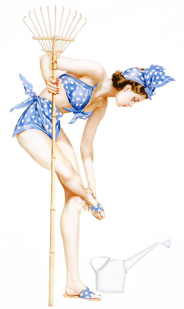 Retro Pin-Up Art page 1 full