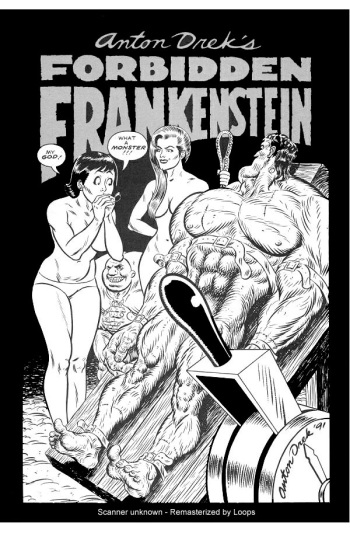 [Anton Drek (Don Simpson)] Forbidden Frankenstein cover