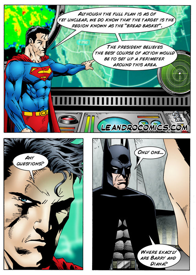 Justice League - Flash and Wonder Woman page 4 full