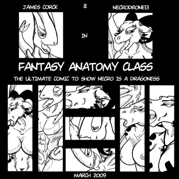 [James Corck] Fantasy Anatomy Class cover