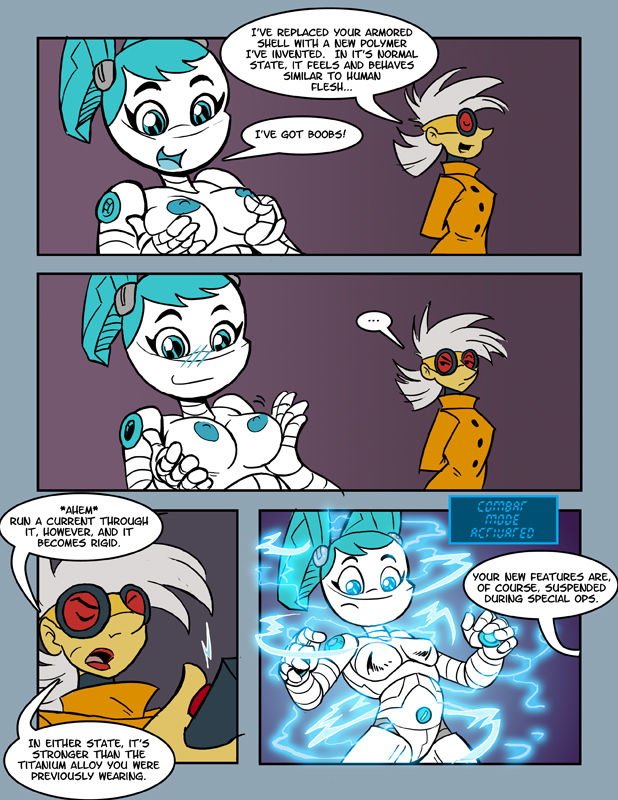 comic my life as a teenage robot page 3 full