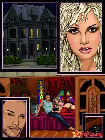 Sinful Comics - Britney Spears Comic cover