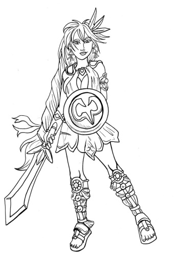 [Ariana (Brandon Ondrasek)] Lizardwoman Sophitia (SoulCalibur) cover