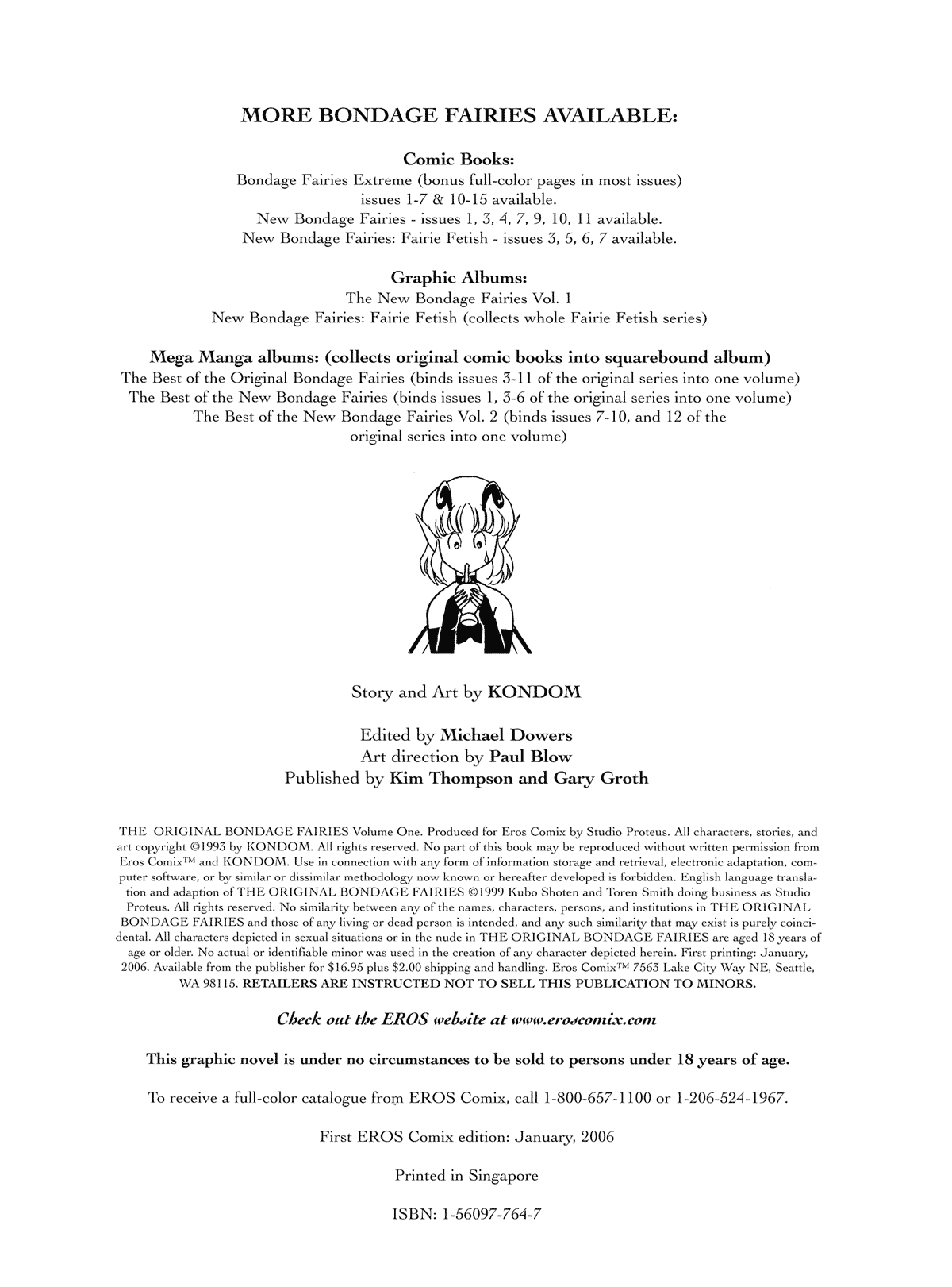 The Original Bondage Fairies. Book One. page 3 full