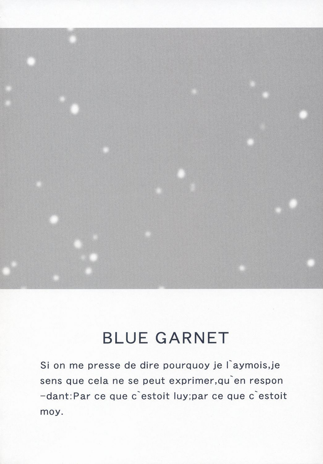BLUE GARNET XVII page 3 full