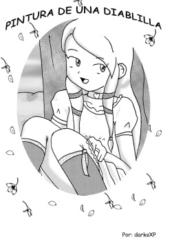 Pintura de una Diablilla